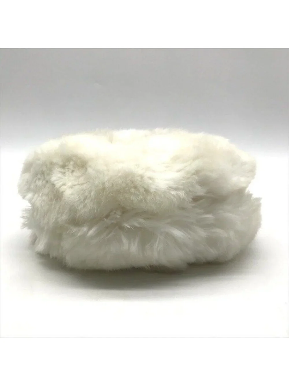 Chanel CC Logo Chain Shoulder Bag Crossbody White Silver - Picture 3 of 10